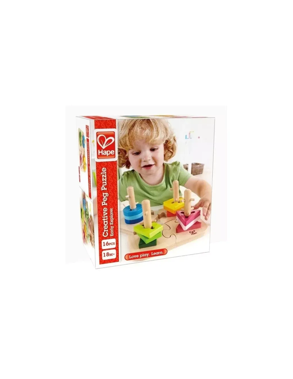 Hape Toys Puzzle à boutons créatifs - Hape Discount