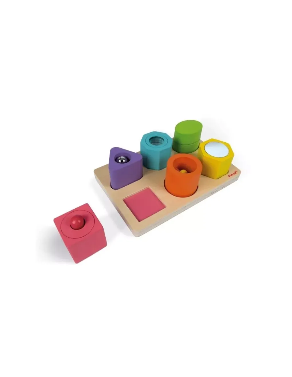 Janod Puzzle 6 cubes sensoriels - Discount