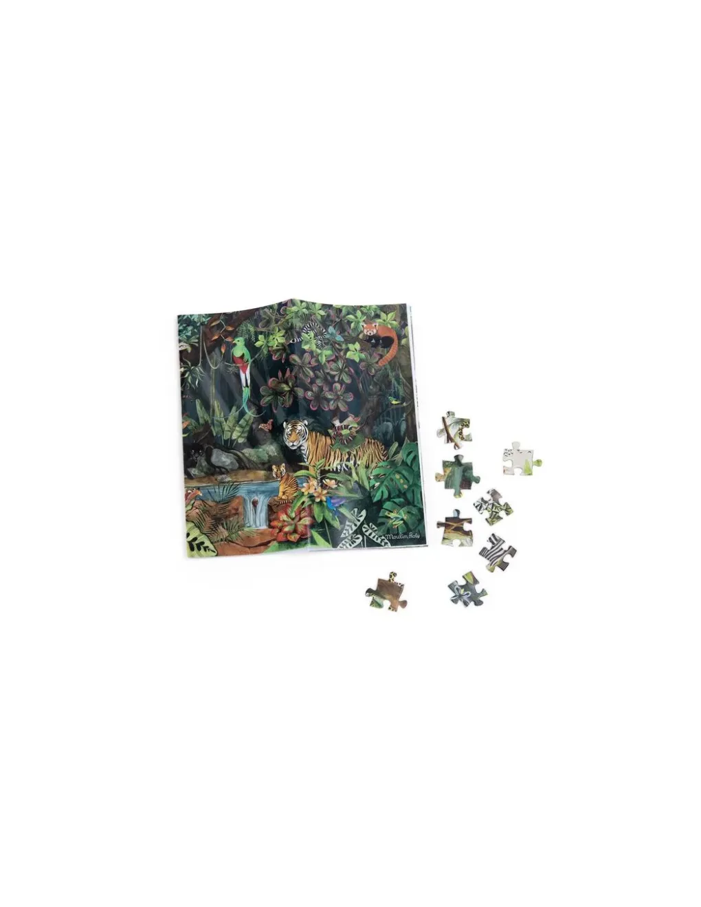 Moulin Roty Puzzle 350 pièces dans la forêt tropicale - Online