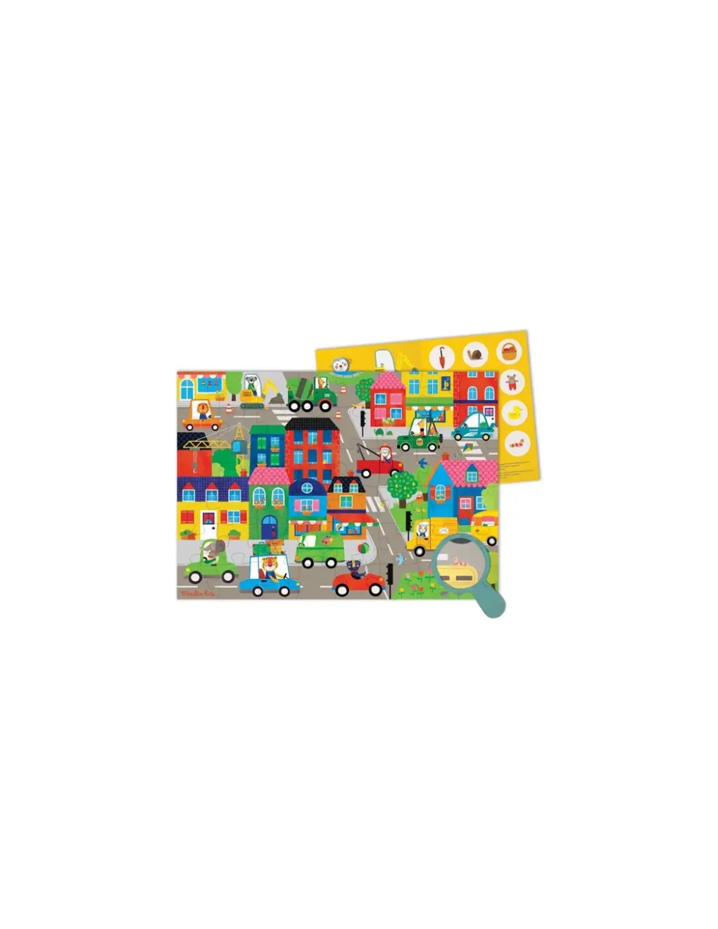 Moulin Roty Puzzle 48 pièces en ville Les Popipop - Best
