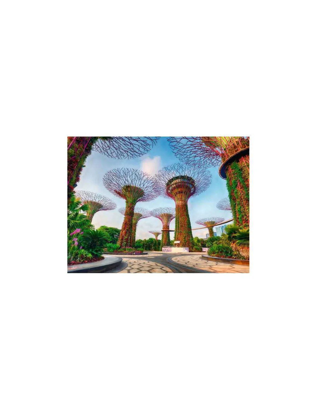 Ravensburger Puzzle 1500 pièces Jardin de la baie de Singapour - Sale