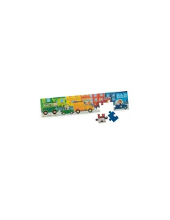 Moulin Roty Puzzle 24 pièces Les véhicules Les Popipop -