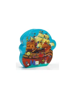 Djeco Puzzle bateau de pirate barberousse - Discount