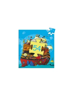 Djeco Puzzle bateau de pirate barberousse - Discount