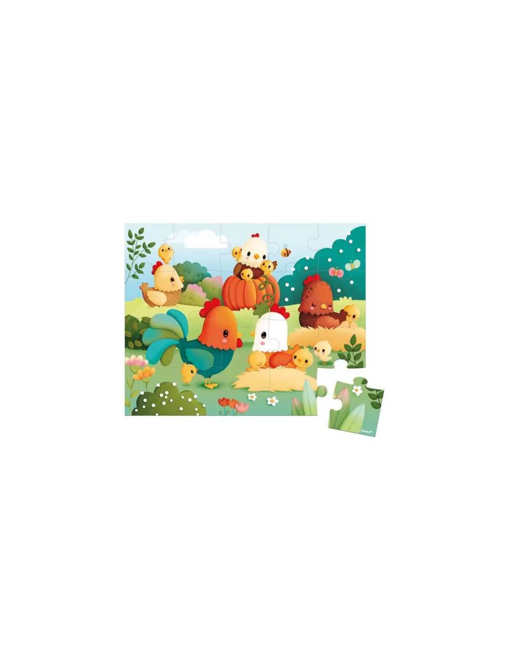 Janod Puzzle Bienvenue à la basse-cour 20 pièces - Best