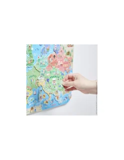 Janod Puzzle carte d'Europe magnétique - New
