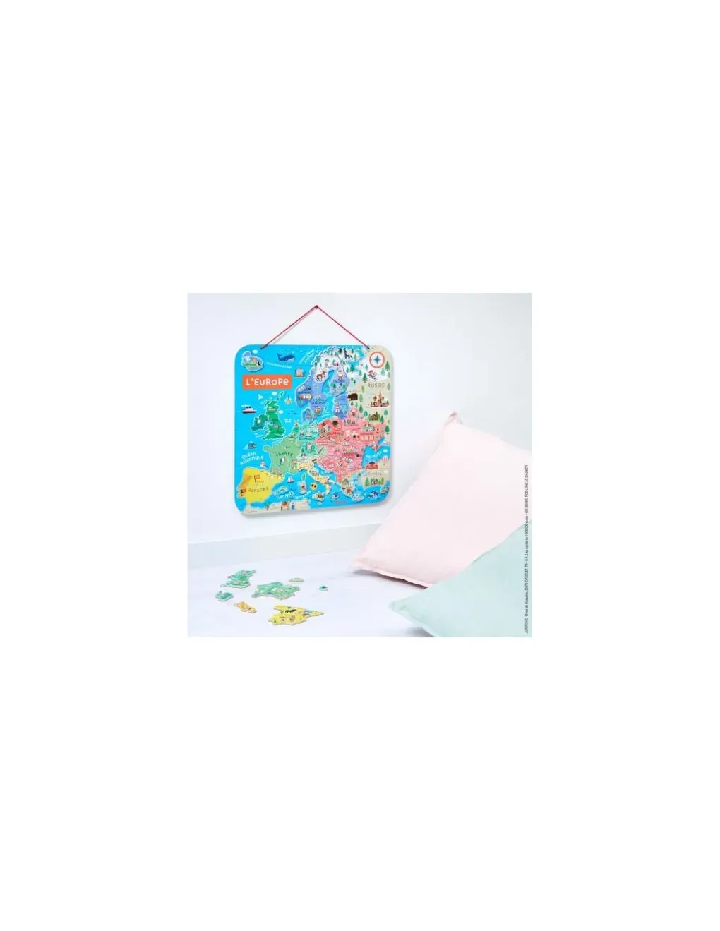 Janod Puzzle carte d'Europe magnétique - New