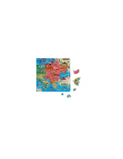 Janod Puzzle carte d'Europe magnétique - New
