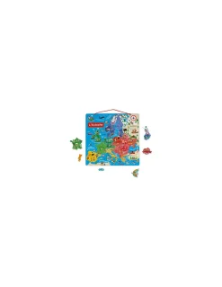 Janod Puzzle carte d'Europe magnétique - New