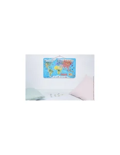 Janod Puzzle carte du monde magnétique - Sale