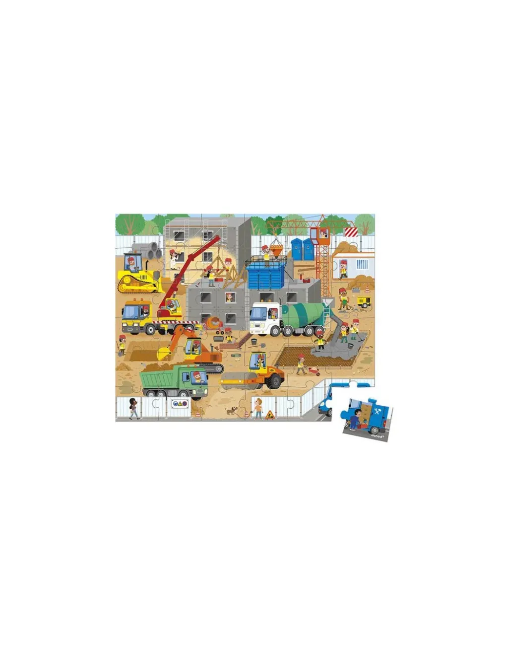 Janod Puzzle Chantier 36 pièces - Online