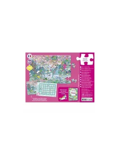 Auzou Puzzle cherche et trouve géant Licornes - Discount