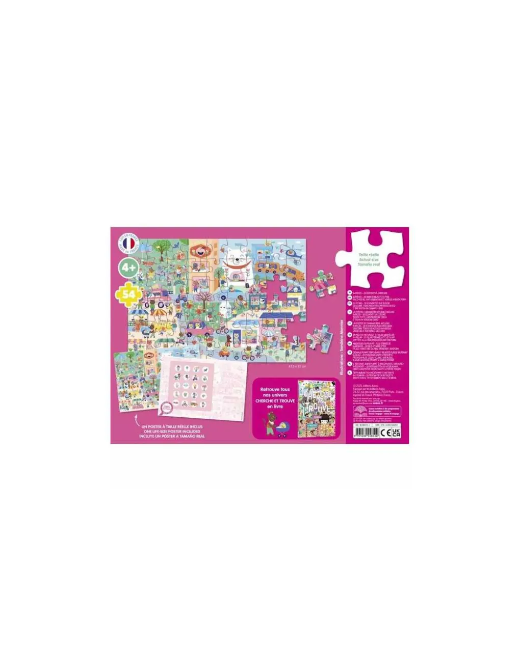 Auzou Puzzle cherche et trouve Kawaii - New
