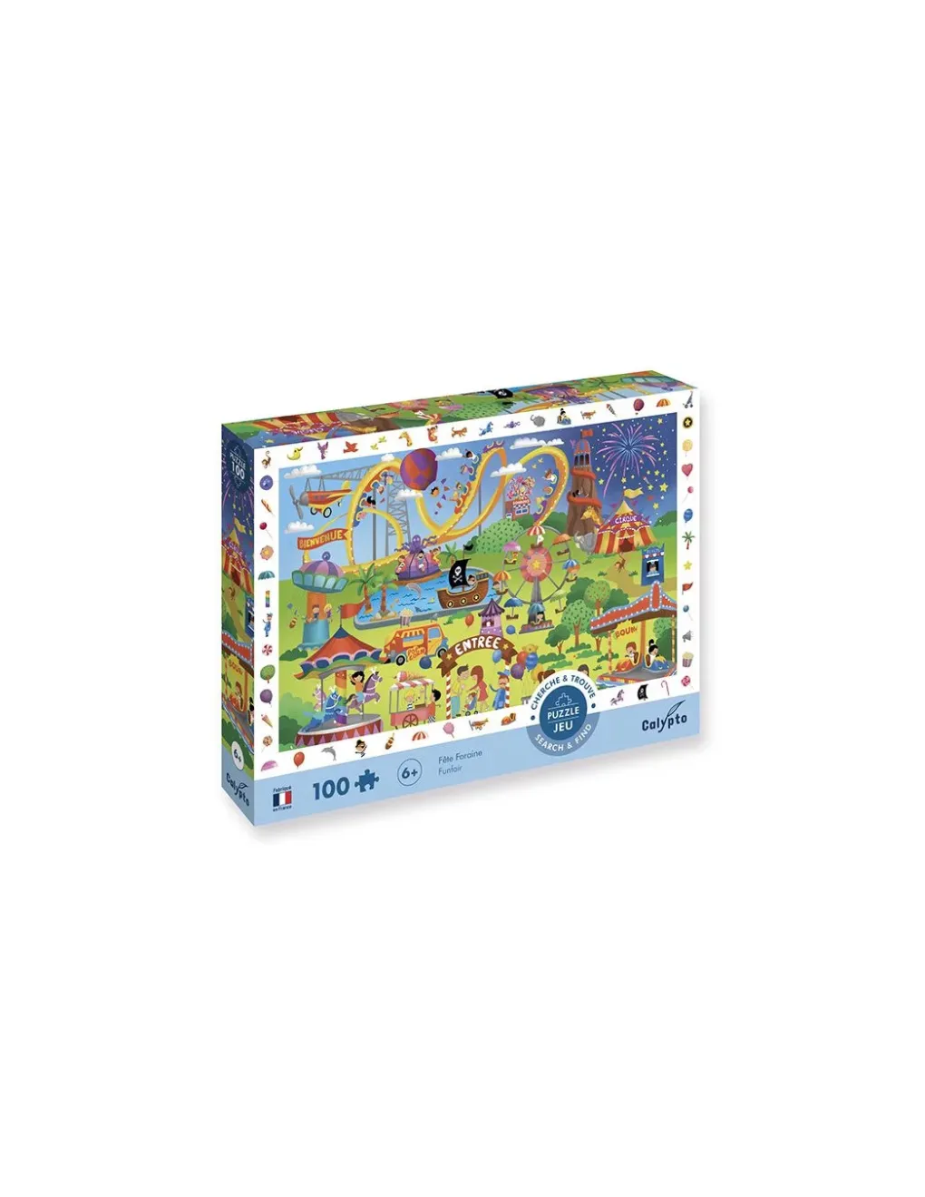 Sentosphere Puzzle Cherche et trouve Fête Foraine - Sentosphère Hot