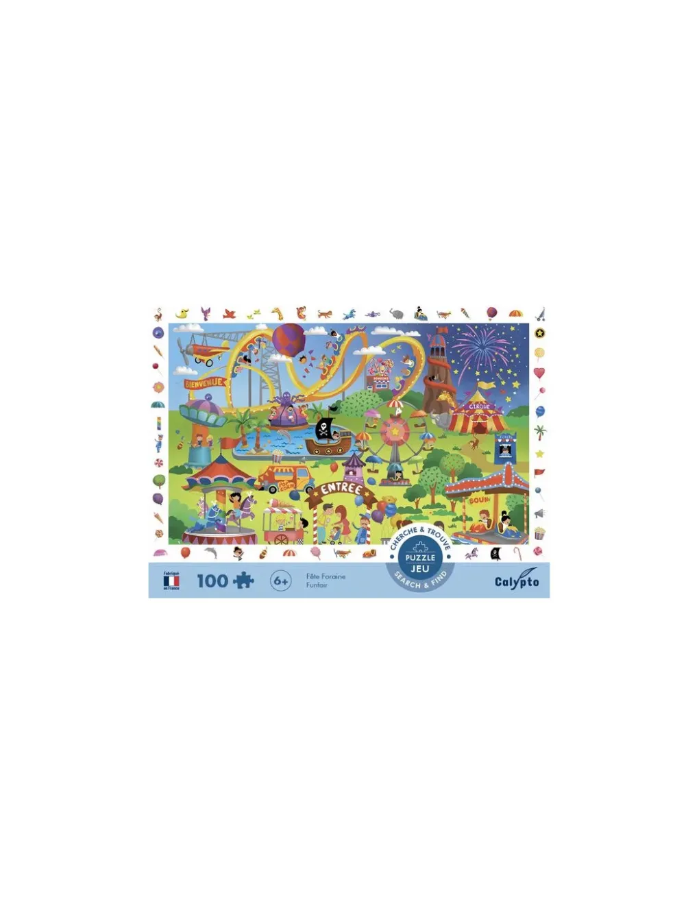 Sentosphere Puzzle Cherche et trouve Fête Foraine - Sentosphère Hot