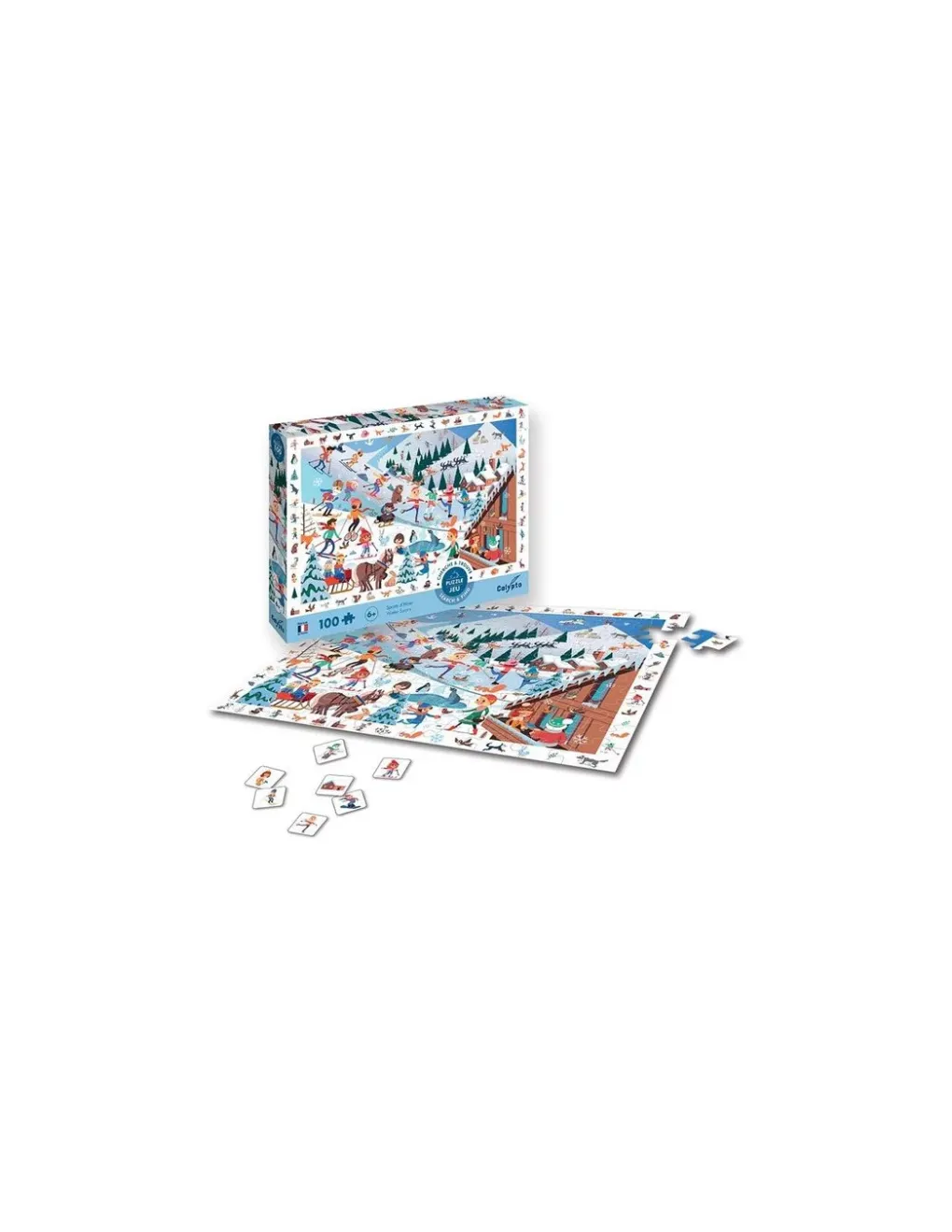 Sentosphere Puzzle Cherche et trouve Sports d'Hiver - Sentosphère Outlet