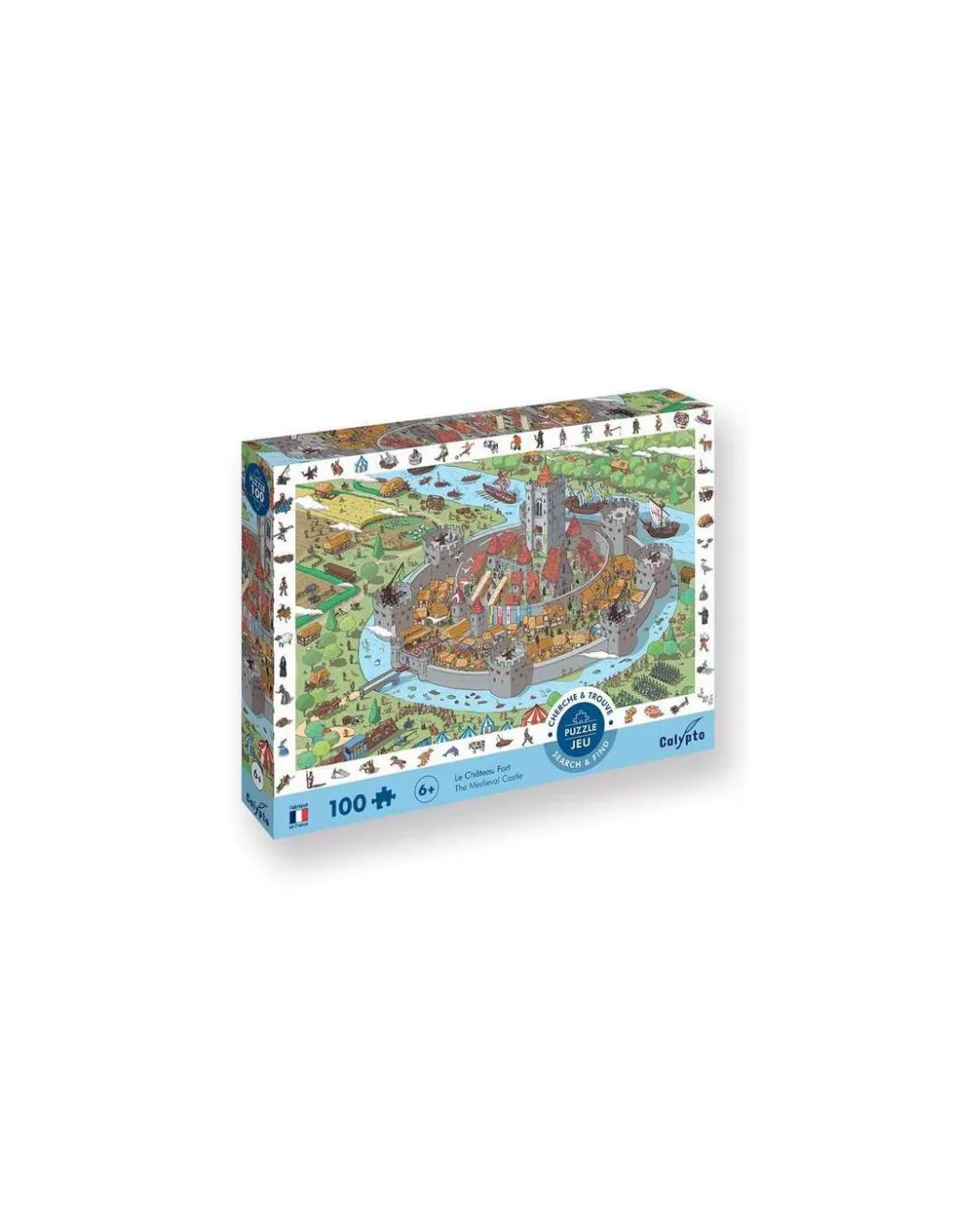 Sentosphere Puzzle Cherche et trouve Le Château Fort 100 pièces - Sentosphère Online