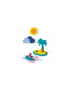 Quut Puzzle de bain l'île au trésor - Hot