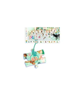 Djeco Puzzle d'observation 100 pièces L'école de danse - Outlet