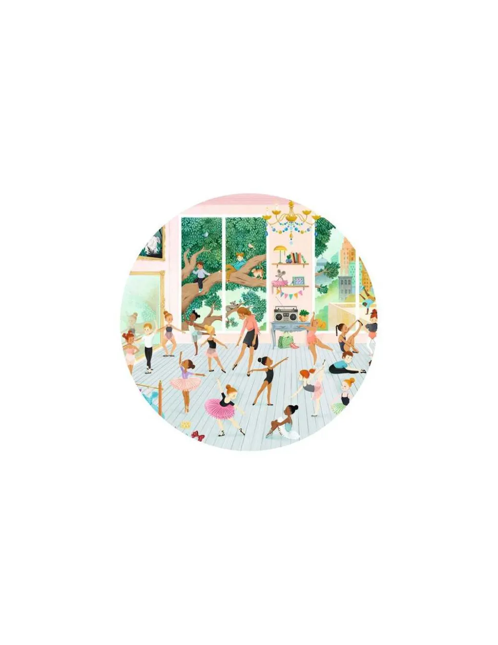 Djeco Puzzle d'observation 100 pièces L'école de danse - Outlet
