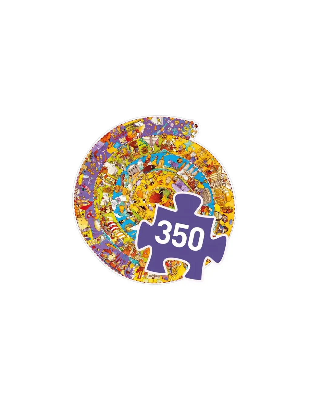 Djeco Puzzle d'observation Histoire et livret - Clearance