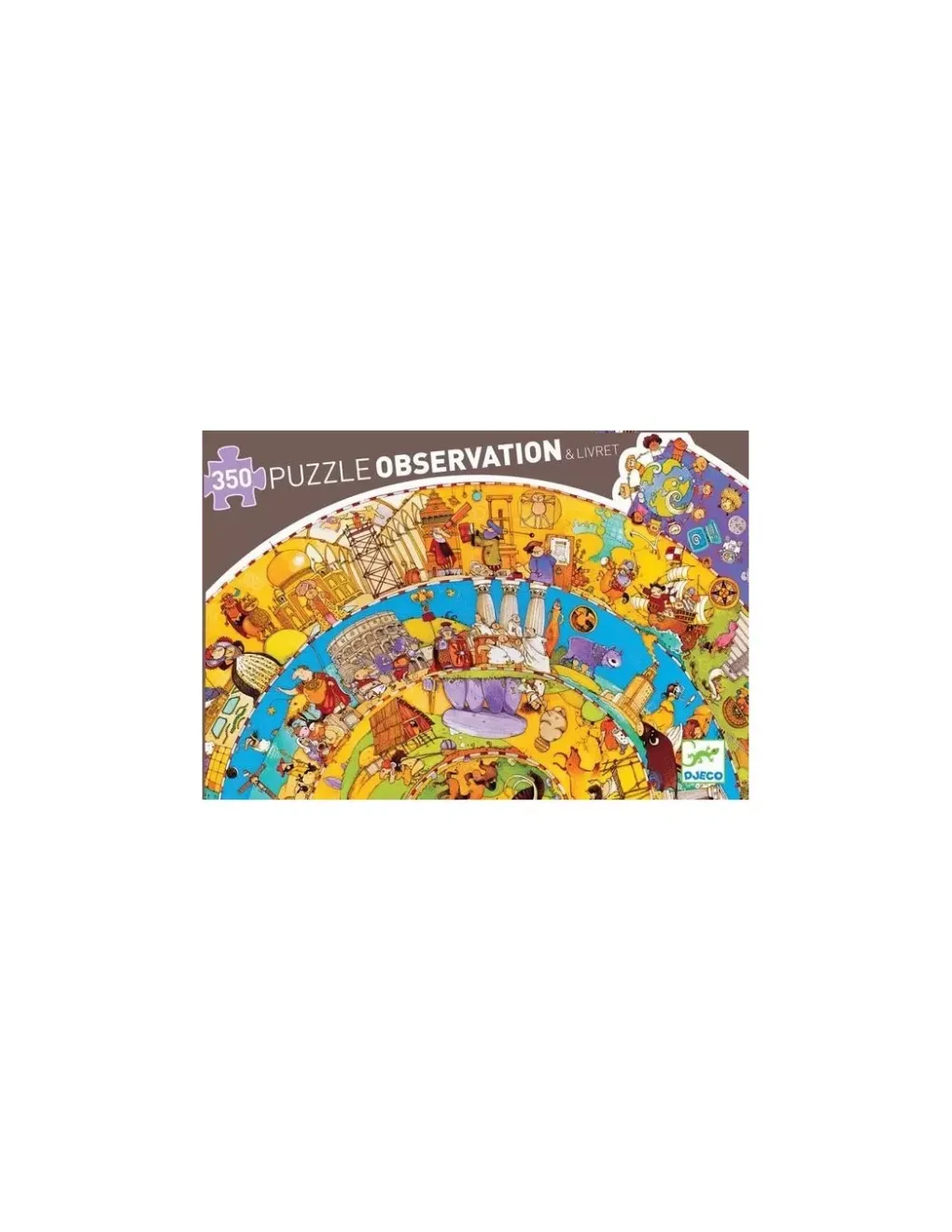 Djeco Puzzle d'observation Histoire et livret - Clearance