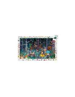 Djeco Puzzle d'observation la forêt enchantée - Discount