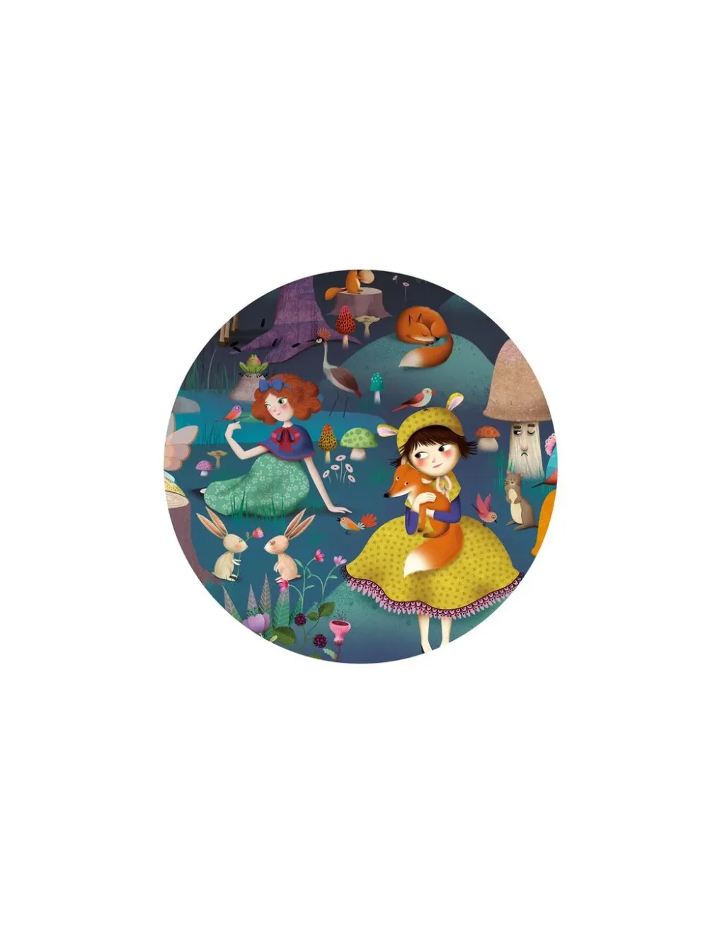 Djeco Puzzle d'observation la forêt enchantée - Discount