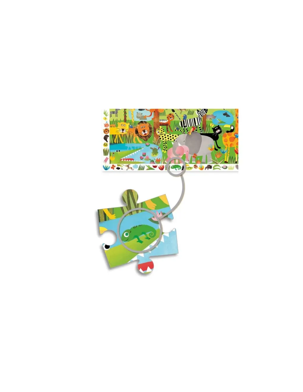 Djeco Puzzle d'observation La jungle - Hot