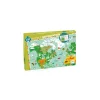 Djeco Puzzle d'observation Tour du monde 200 pièces - Discount