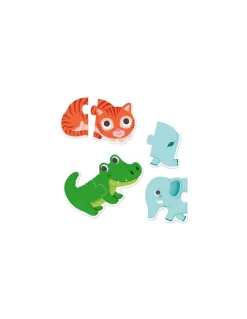 Djeco Puzzle duo animaux - Best