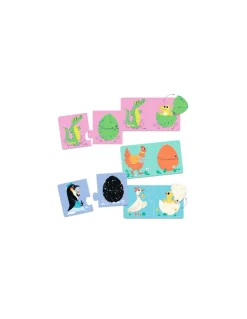 Djeco Puzzle duo articulo Les œufs rigolos - Sale