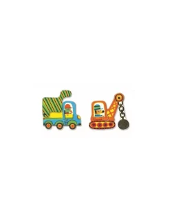 Djeco Puzzle duo articulo véhicules - Best