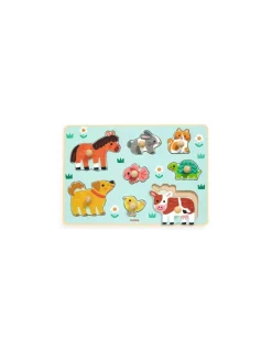 Djeco Puzzle en bois Dog'n'Co - New