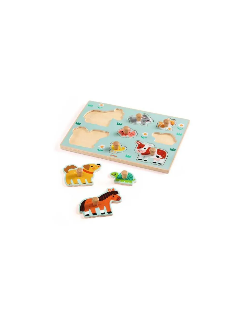 Djeco Puzzle en bois Dog'n'Co - New