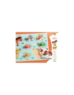 Djeco Puzzle en bois Dog'n'Co - New
