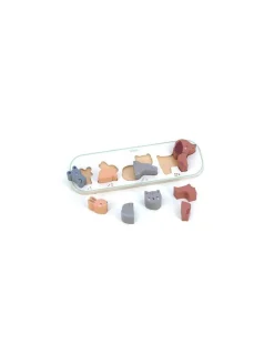 Vilac Puzzle Encastrement 1,2,3 et 4 animaux Sarah Betz - Outlet