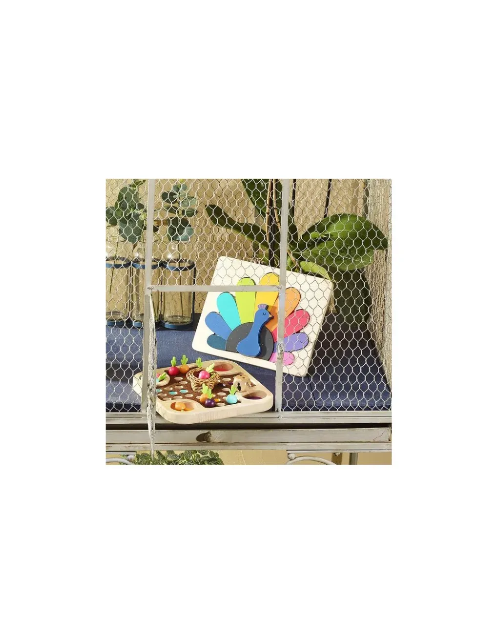 Vilac Puzzle encastrement en volume paon Andy Westface - Best