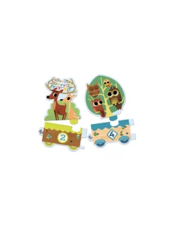 Djeco Puzzle frise Je compte - New