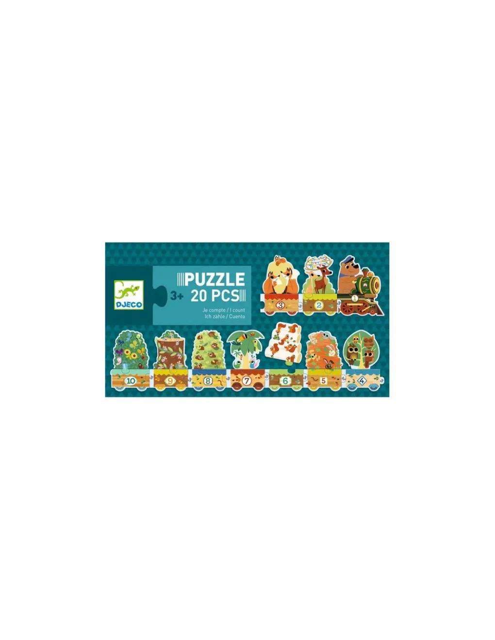 Djeco Puzzle frise Je compte - New