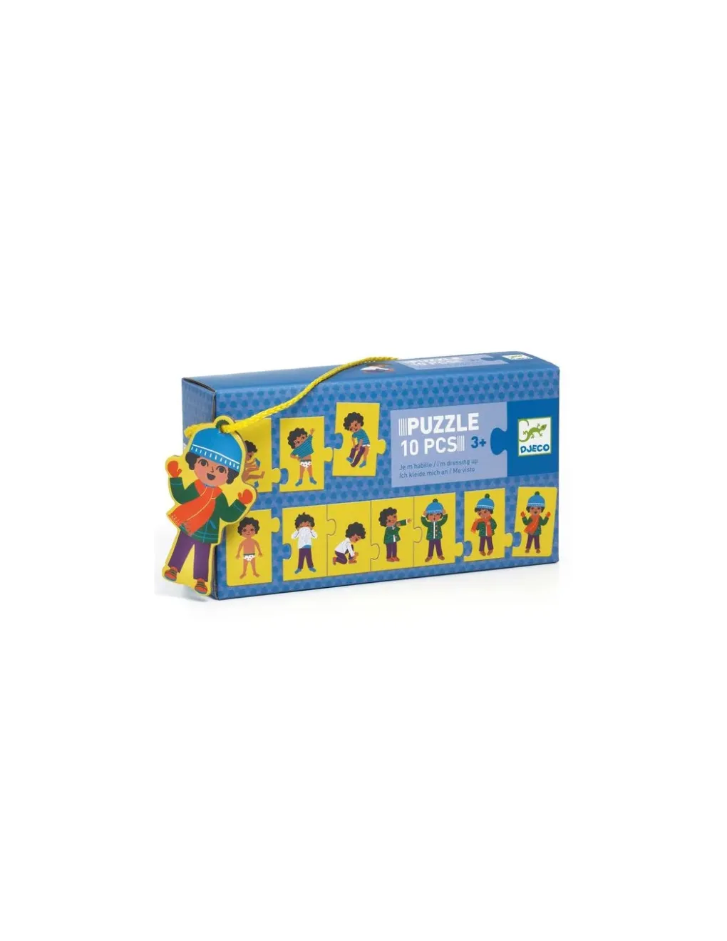 Djeco Puzzle frise je m'habille - Sale