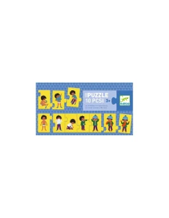 Djeco Puzzle frise je m'habille - Sale