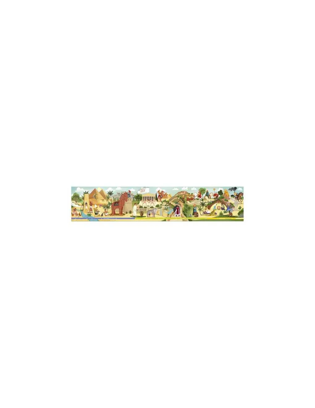 Janod Puzzle frise Mythologie et Antiquité 100 pièces - Sale