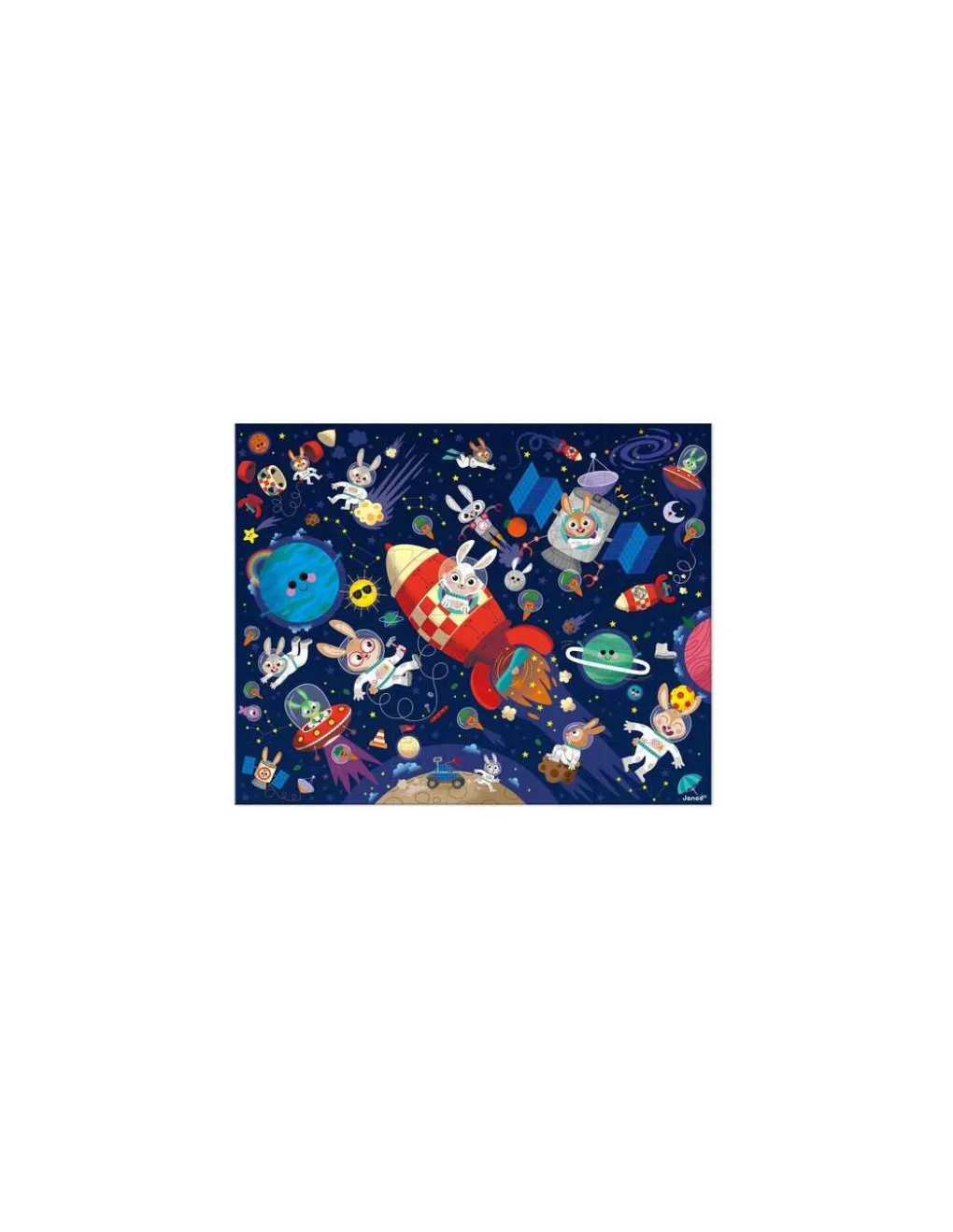 Janod Puzzle Fusée 54 pièces - Sale