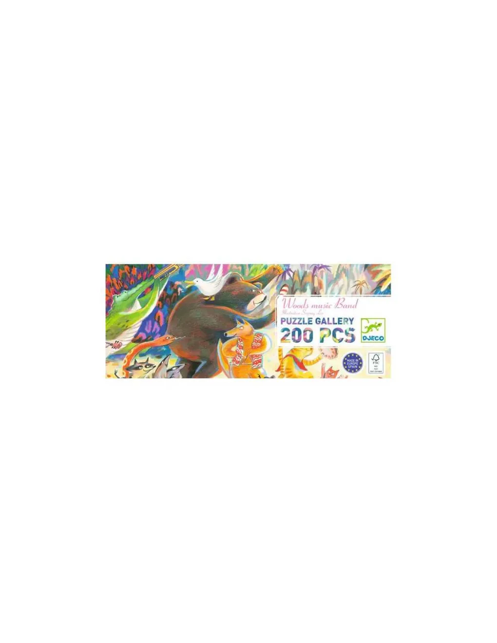 Djeco Puzzle Gallery Groupe de musique des bois 200 pièces - Outlet