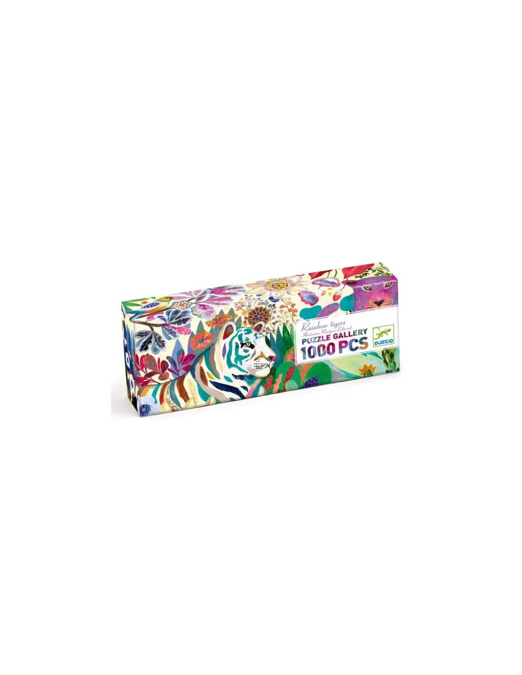Djeco Puzzle gallery rainbow tigers 1000 pièces - Best