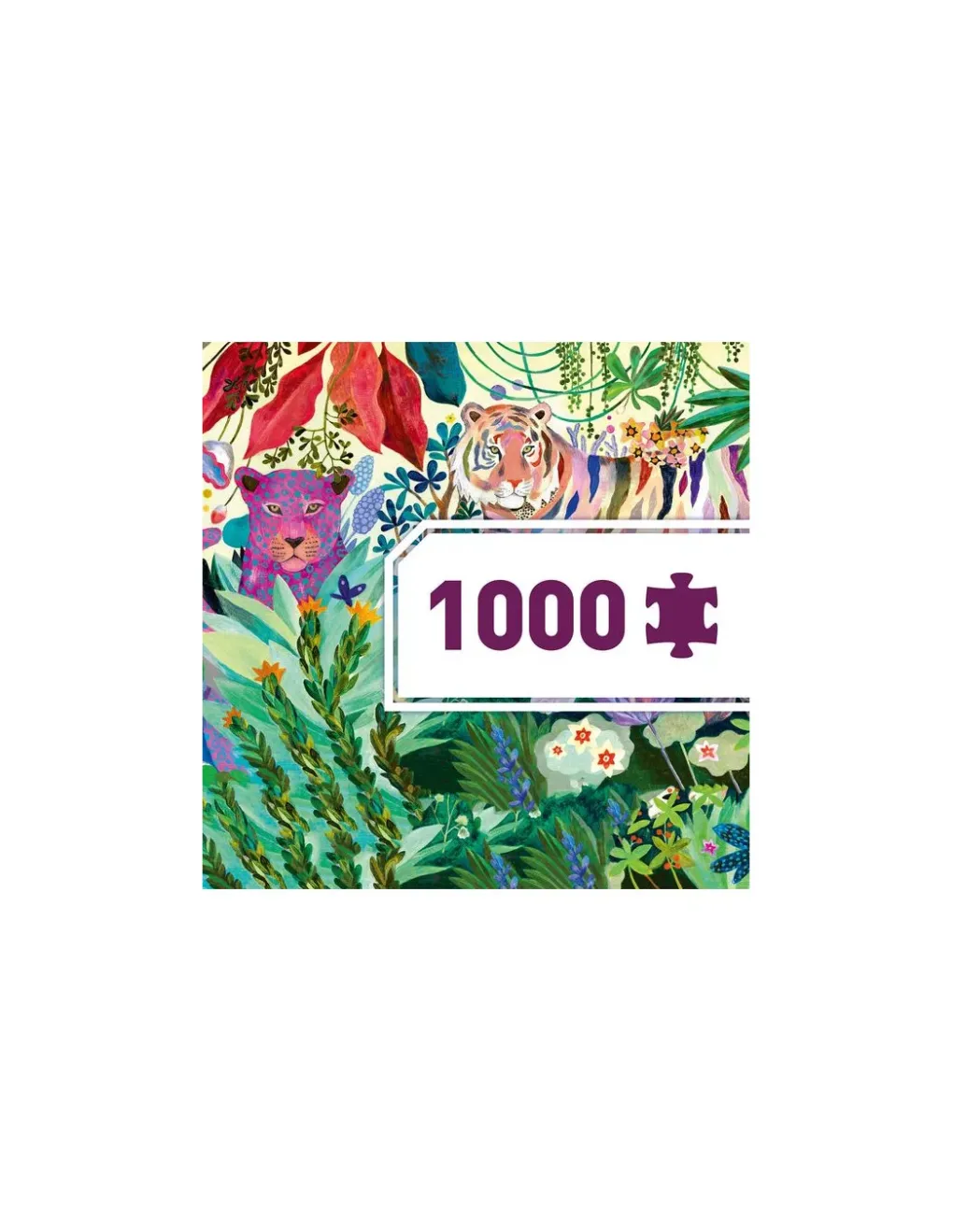 Djeco Puzzle gallery rainbow tigers 1000 pièces - Best