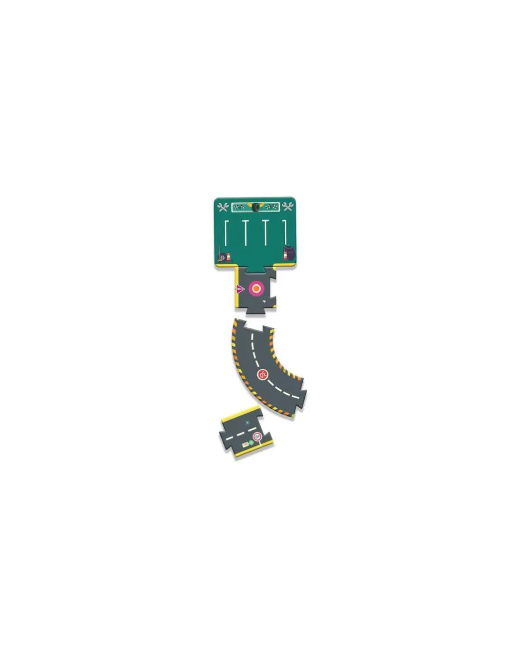 Djeco Puzzle géant circuit city - Clearance