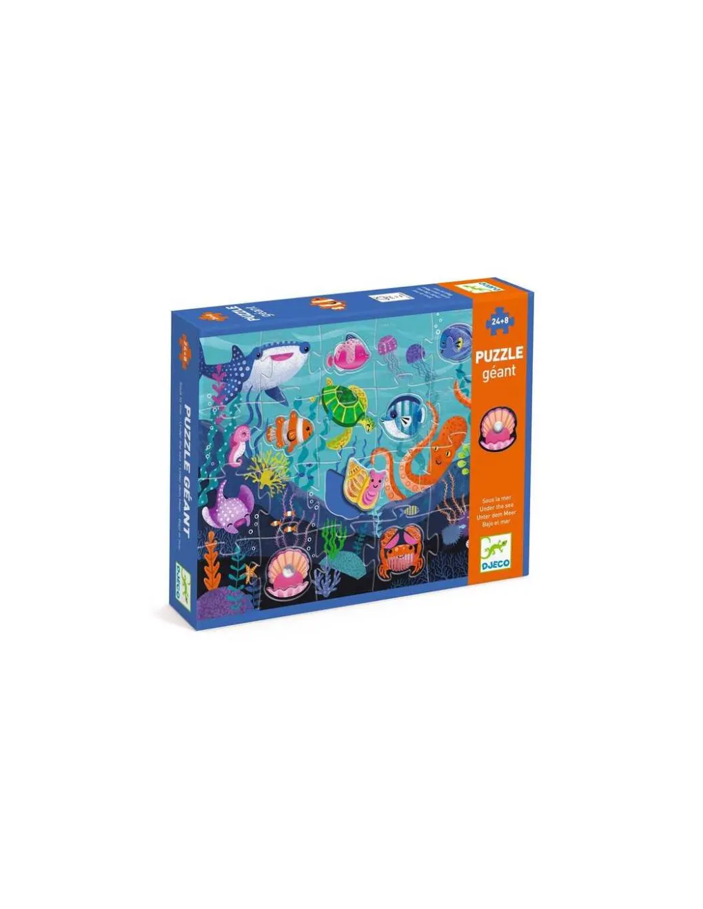 Djeco Puzzle géant Tactilo Mer - New