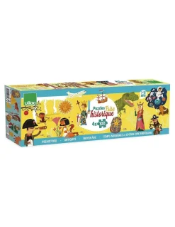 Vilac Puzzle grande frise historique 4 x 100 pcs - Best